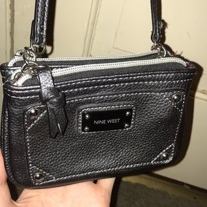 ⭐ BOGO ⭐ Nine West Silver Crossbody Bag